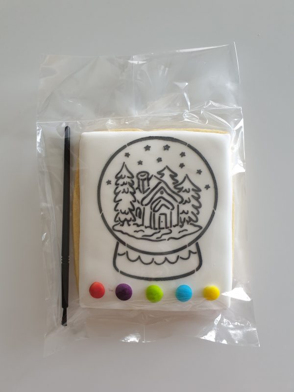 Christmas Village Paint-Your-Own Cookie - KAI Cookie Artistry