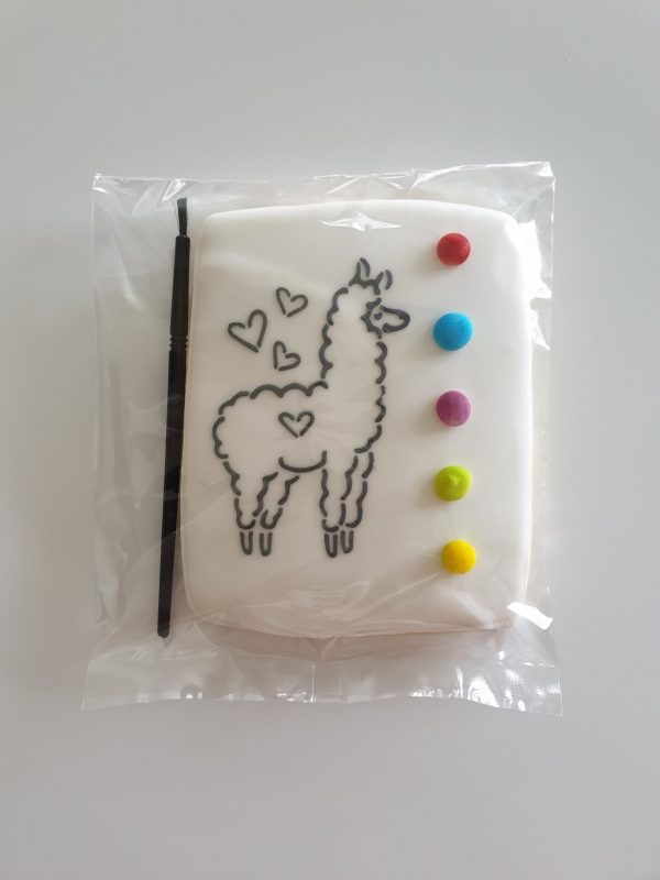 Llama Paint-Your-Own Cookie - KAI Cookie Artistry