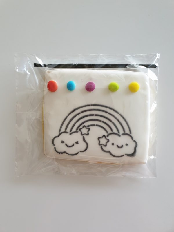 Rainbow Paint-Your-Own Cookie - KAI Cookie Artistry