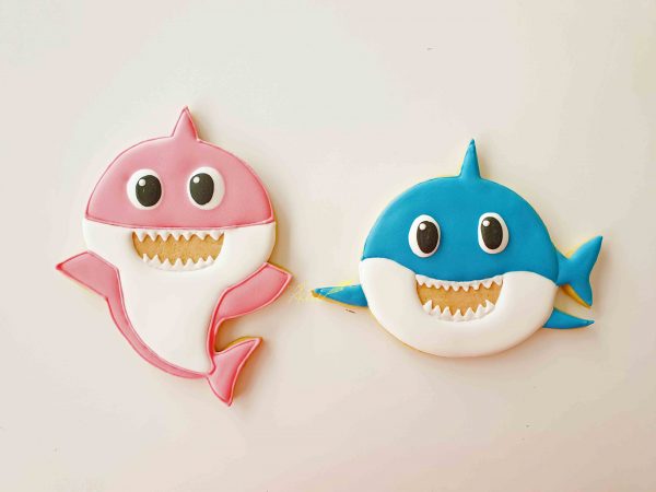 Baby Shark Cookies - KAI Cookie Artistry