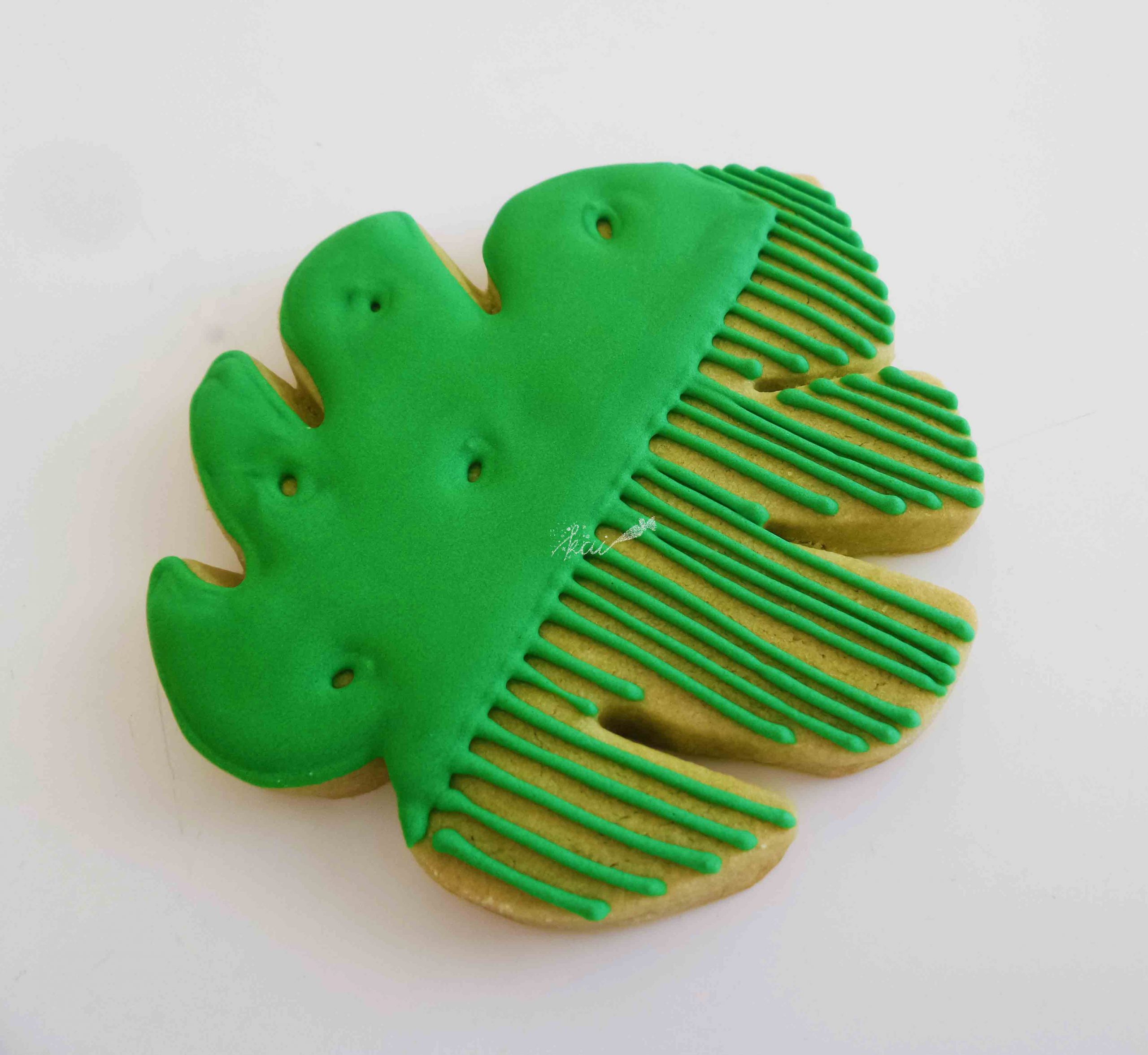 Monstera Cookie - KAI Cookie Artistry