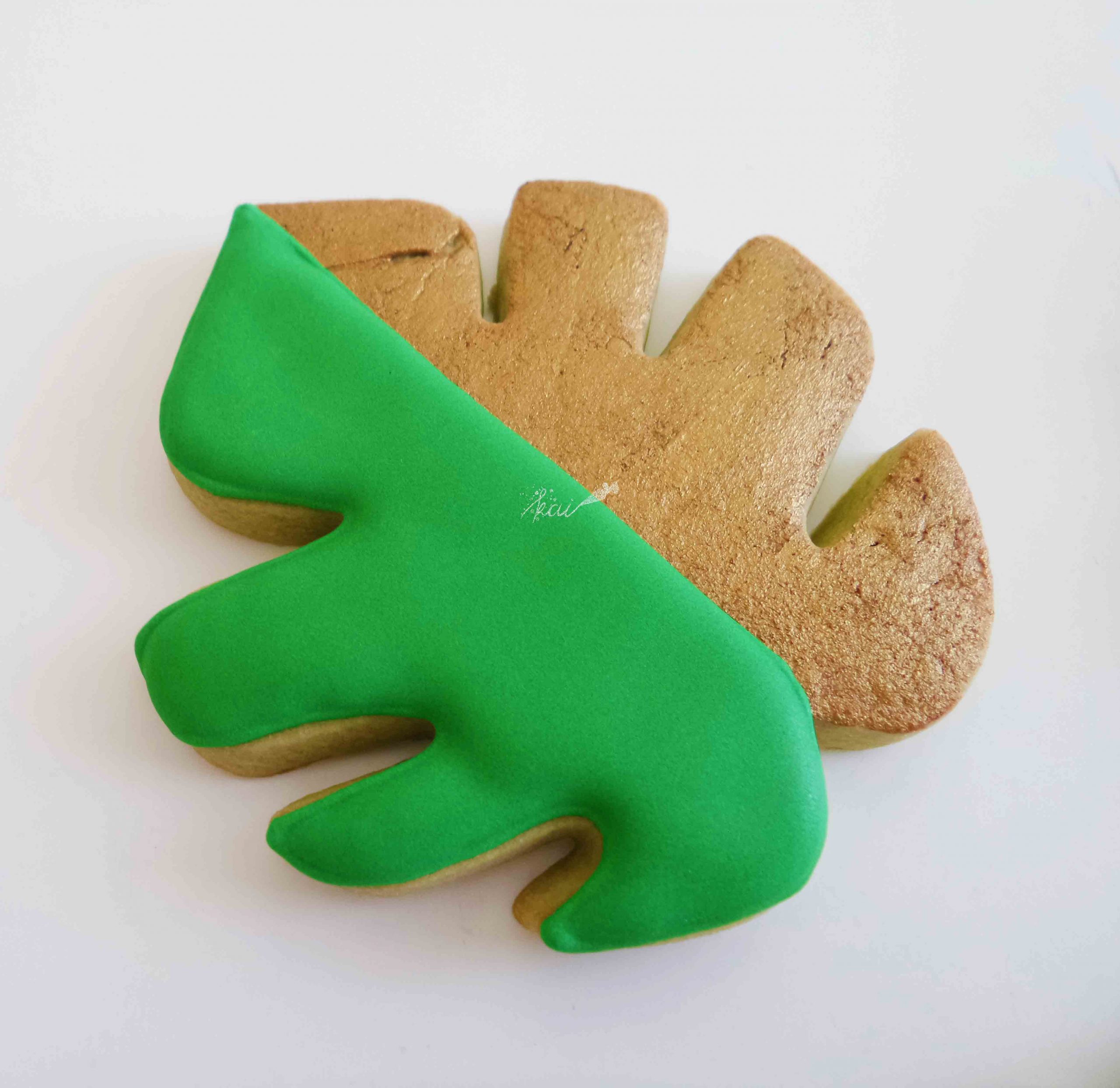 Monstera Cookie - KAI Cookie Artistry