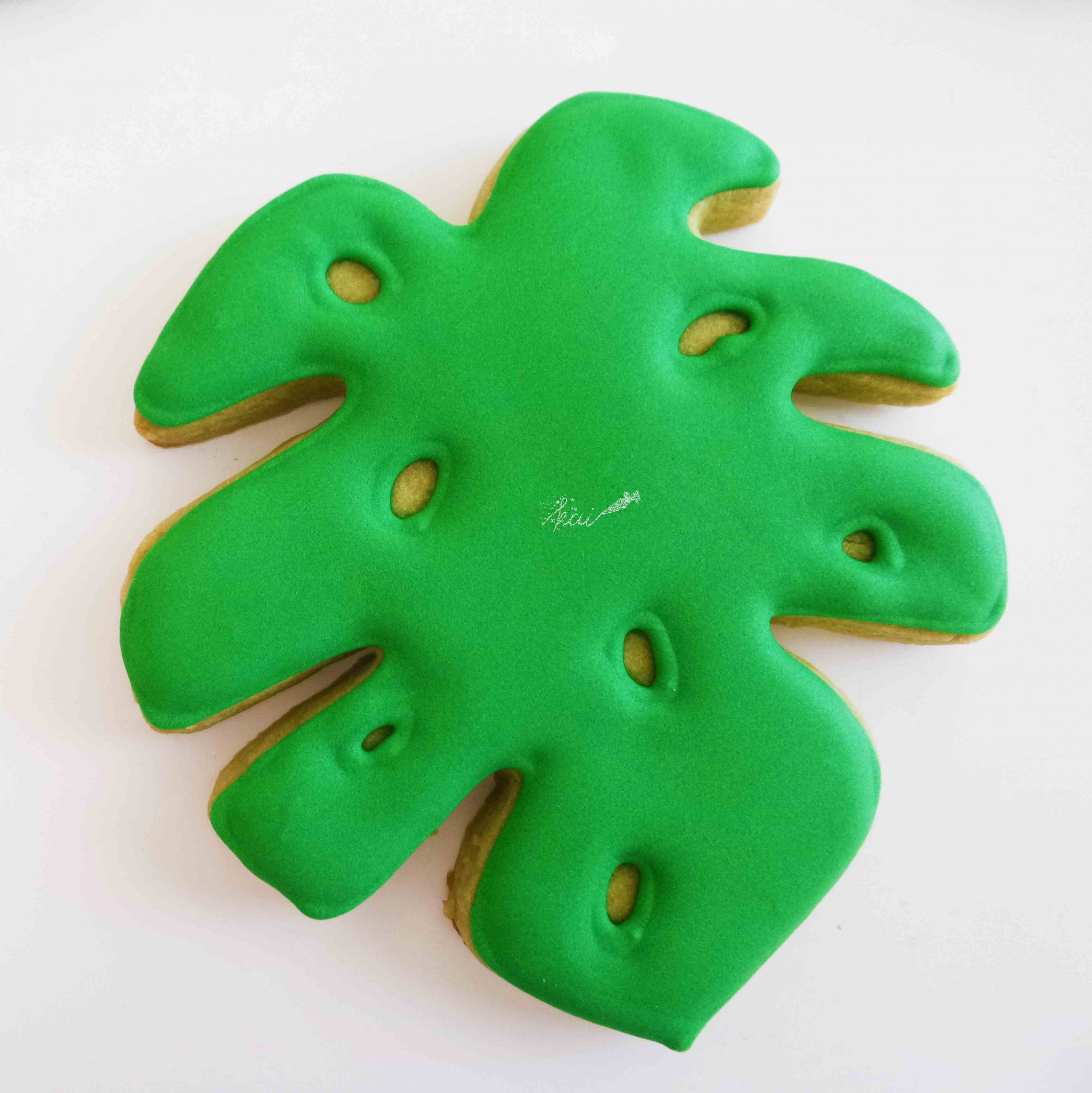 Monstera Cookie - KAI Cookie Artistry